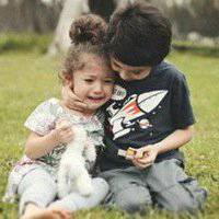 萌娃情侣头像一对可爱