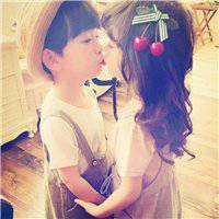 萌娃情侣头像一对可爱