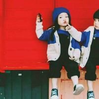 萌娃情侣头像一对可爱