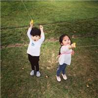 萌娃情侣头像一对可爱