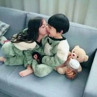 萌娃情侣头像一对可爱