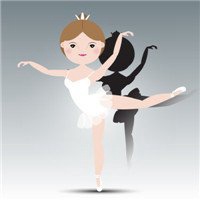 跳舞头像卡通图片