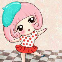 跳舞头像卡通图片