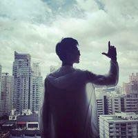 酷酷头像男生背影图片