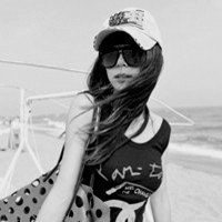 酷酷的侧面头像女