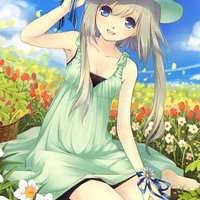 阳光头像女动漫头像