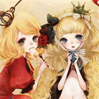 阳光头像女卡通图片