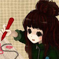 阳光头像女卡通图片