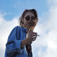 阳光头像女唯美小清新