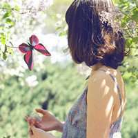 阳光头像女唯美小清新