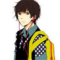 动漫背书包头像