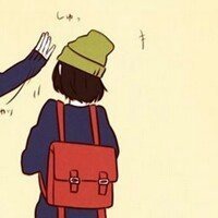 动漫背书包头像