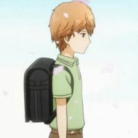 动漫背书包头像