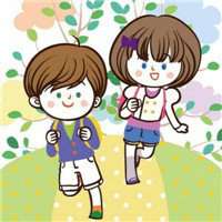 动漫背书包头像