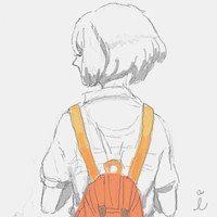 动漫背书包头像