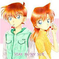 小兰与新一恩爱头像