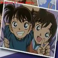 小兰与新一恩爱头像