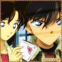 小兰与新一恩爱头像