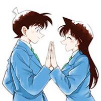 小兰与新一恩爱头像