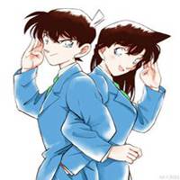 小兰与新一恩爱头像