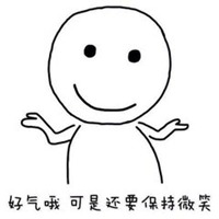 尴尬又不失礼貌的微笑表情头像