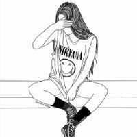 御姐专用黑白头像