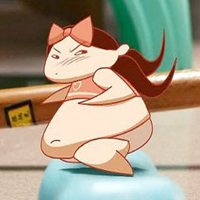 微信卡通胖子头像女