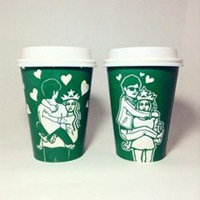 恶搞星巴克咖啡头像