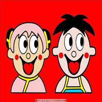 旺仔头像情侣一左一右