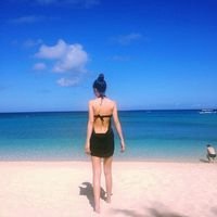 海边女生身材头像