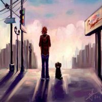 离别头像带字图片