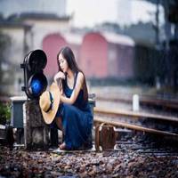 离别头像带字图片