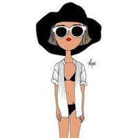 美女穿比基尼头像