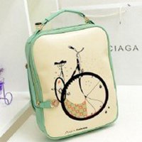 背背包的女生背影头像