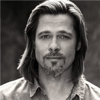 布拉德皮特头像高清图片大全_名人布拉德皮特真实头像大图下载