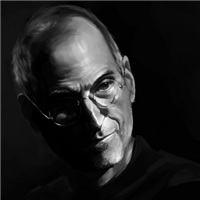 乔布斯头像高清图片大全_苹果创始人乔布斯真人头像大图下载