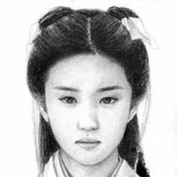 刘亦菲头像高清图片大全_名人刘亦菲真人头像大图下载