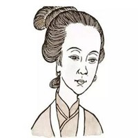 李清照头像高清图片大全_名人李清照素描头像大图下载