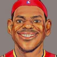 詹姆斯头像高清图片大全_NBA篮球明星詹姆斯真人头像大图下载