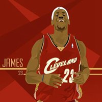 詹姆斯头像高清图片大全_NBA篮球明星詹姆斯真人头像大图下载