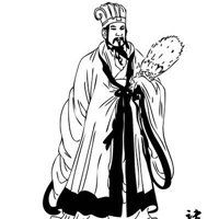 诸葛亮头像高清图片大全_名人诸葛亮素描头像大图下载