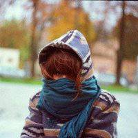 唯美围巾头像图片大全