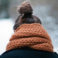 唯美围巾头像图片大全