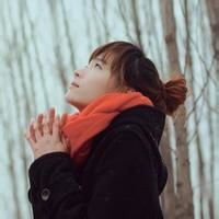 唯美围巾头像图片大全