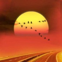 唯美日出太阳头像图片