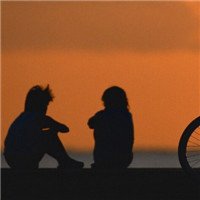 唯美浪漫黄昏时刻头像