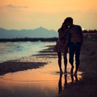 唯美浪漫黄昏时刻头像