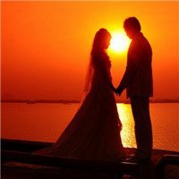 唯美浪漫黄昏时刻头像