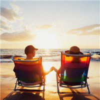 唯美浪漫黄昏时刻头像