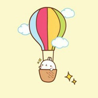 唯美热气球头像